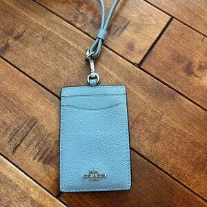 Coach - ID Lanyard | Blue Gray